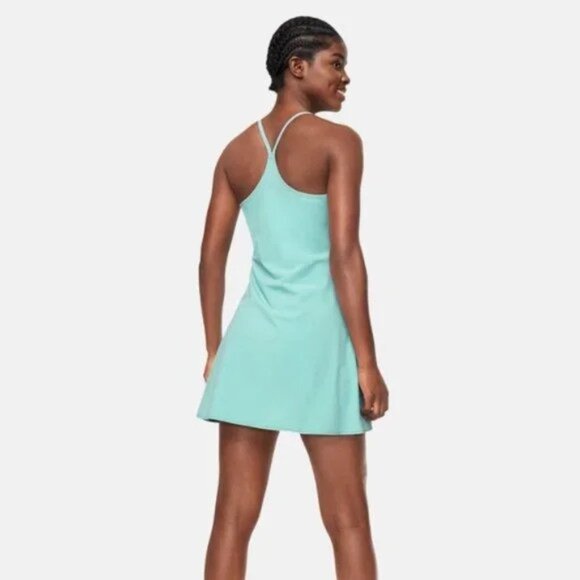 Outdoor Voices Exercise Tennis Dress in Tahoe Blue L - Picture 2 of 3